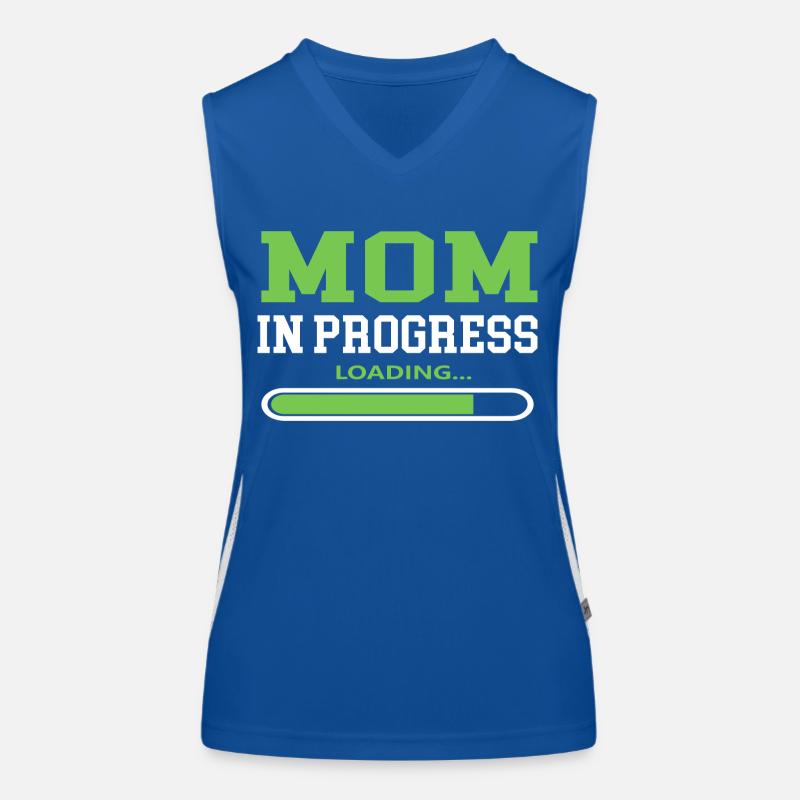 Maman en progrès Maman Maman disant Débardeur respirant contrasté Femme