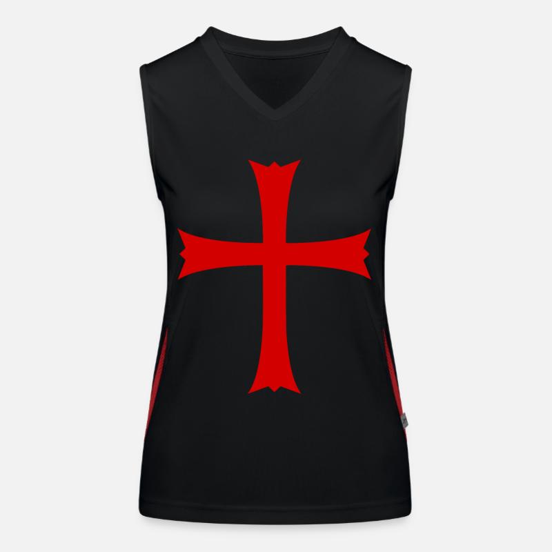 Croix de Jérusalem Croix de Jérusalem Débardeur respirant contrasté Femme
