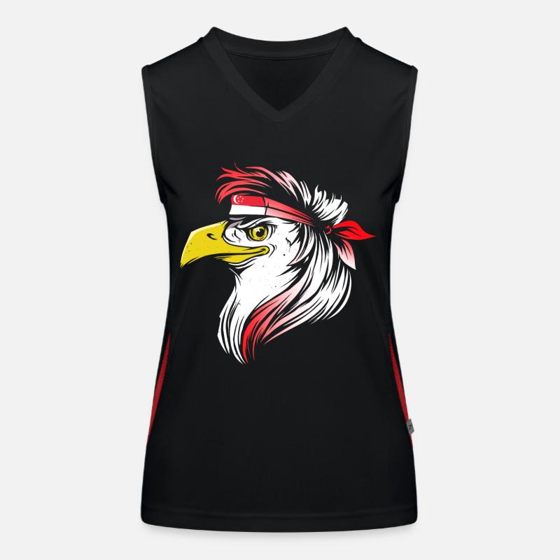 Singapur Funktionelles Kontrast-Tank Top für Frauen