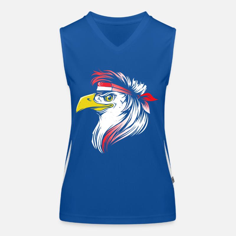 Singapur Funktionelles Kontrast-Tank Top für Frauen