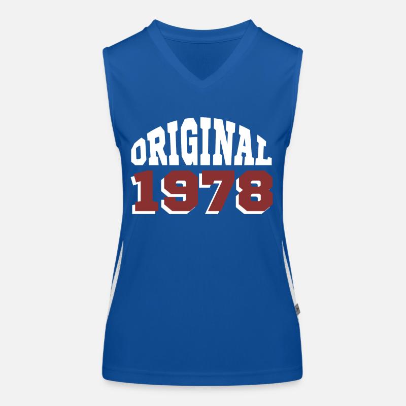 Original 1978 Funktionelles Kontrast-Tank Top für Frauen