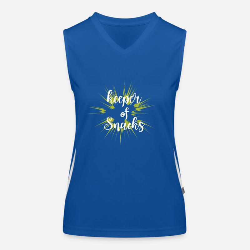 Lustiger Snack-Keeper Funktionelles Kontrast-Tank Top für Frauen