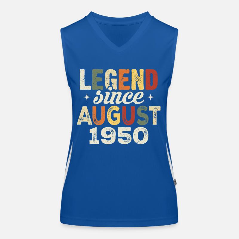 August 1950 Jahrestag August 1950 - August 1950 Funktionelles Kontrast-Tank Top für Frauen