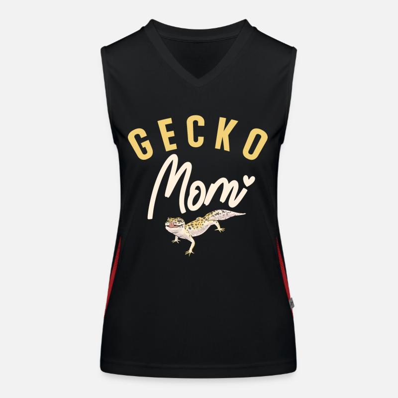 Leopardgecko Reptil Haustier Gecko Funktionelles Kontrast-Tank Top für Frauen
