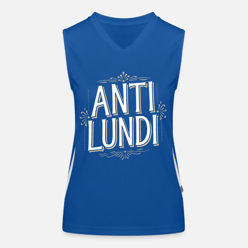 Anti-Lundi Débardeur respirant contrasté Femme