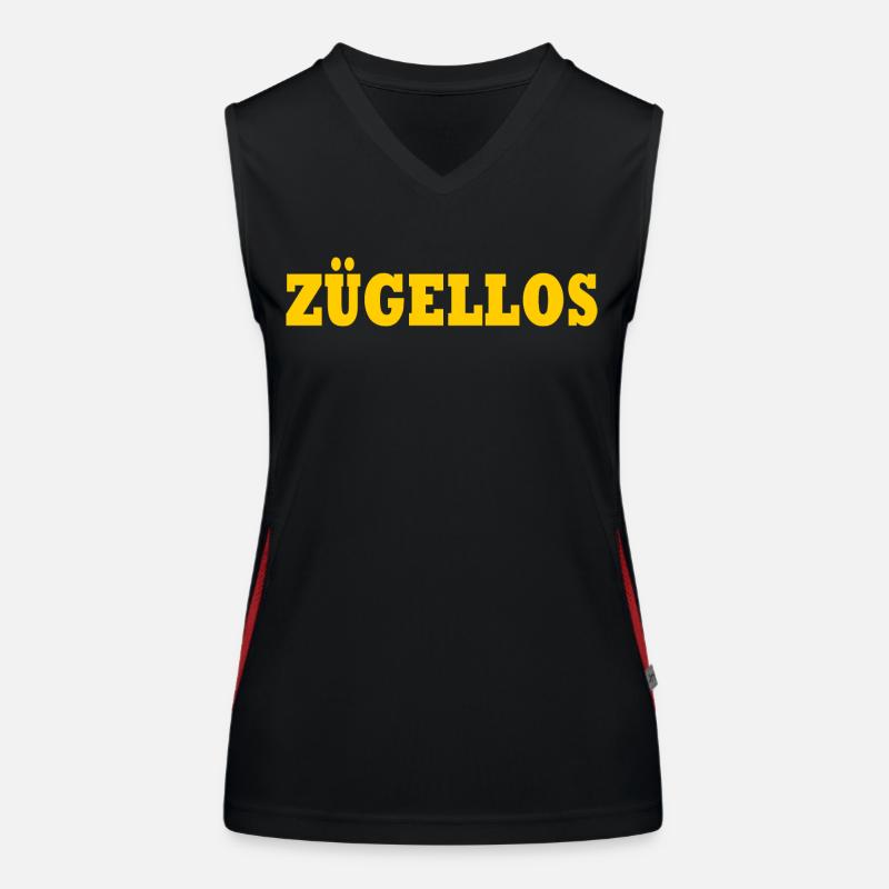 zügellos Funktionelles Kontrast-Tank Top für Frauen