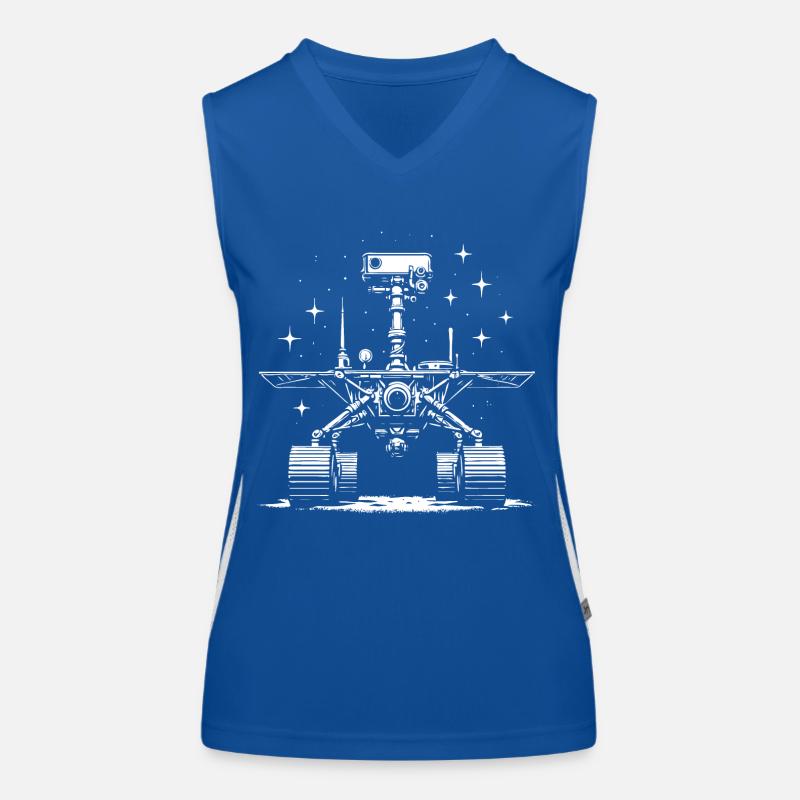 Mars Rover - Cool Space Design Women's Functional Contrast Tank Top