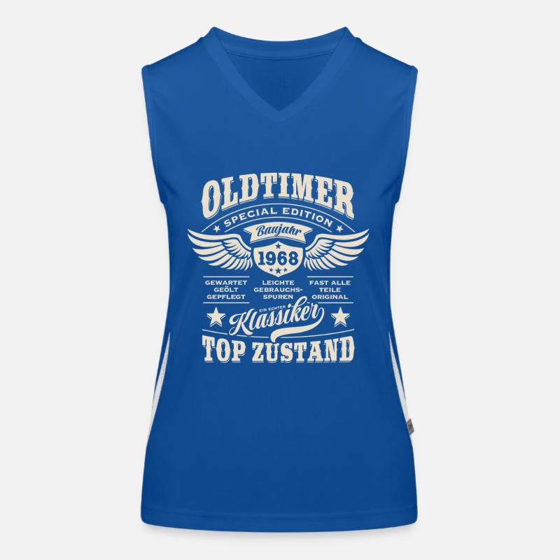 Oldtimer Baujahr 1968 - Geburtstag - Geschenk Funktionelles Kontrast-Tank Top für Frauen