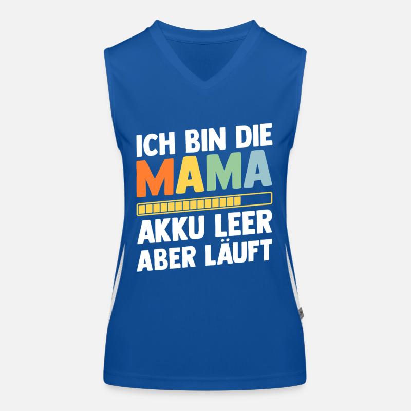 Mutter Team Mama Funktionelles Kontrast-Tank Top für Frauen