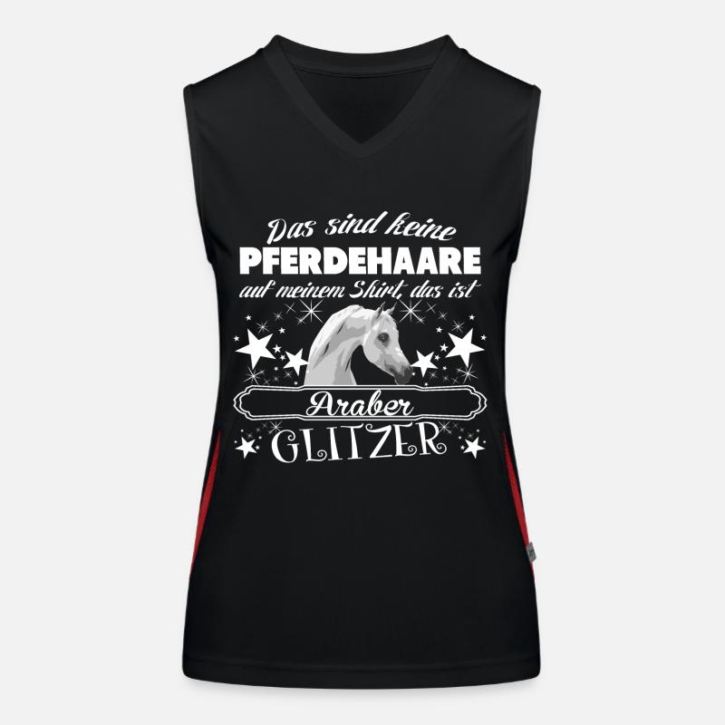 Araber Pferde Funktionelles Kontrast-Tank Top für Frauen