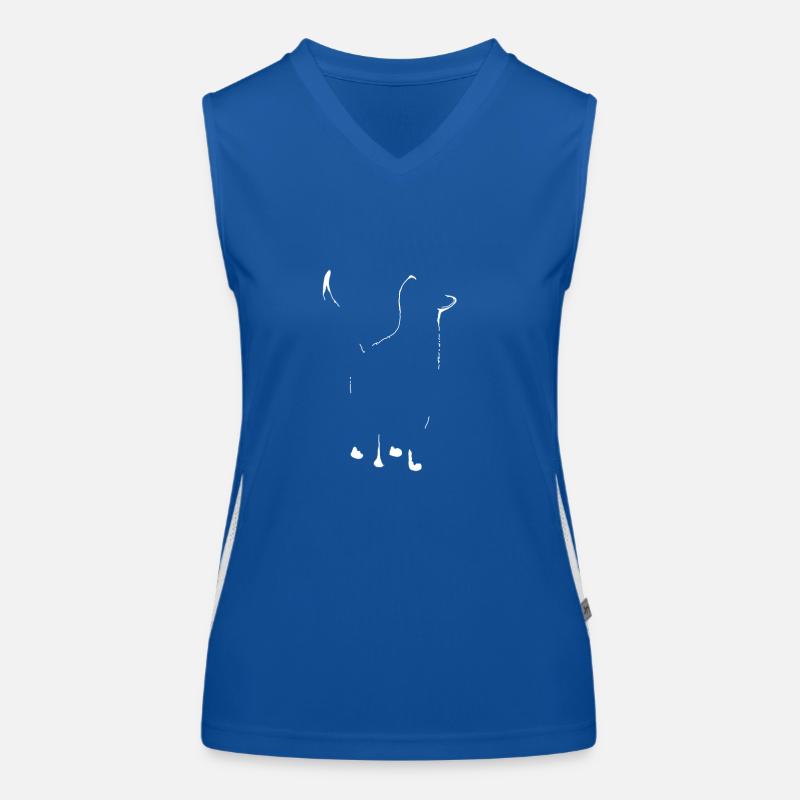 Cats silhouette Women's Functional Contrast Tank Top