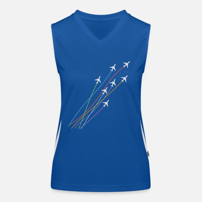 Aircraft squadron Squadron formation Flight Women's Functional Contrast Tank Top