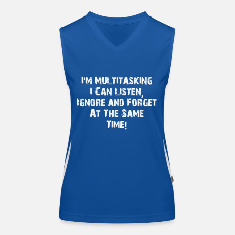 ADHD - Multitasking Women's Functional Contrast Tank Top