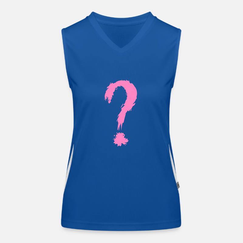 point d'interrogation Débardeur respirant contrasté Femme