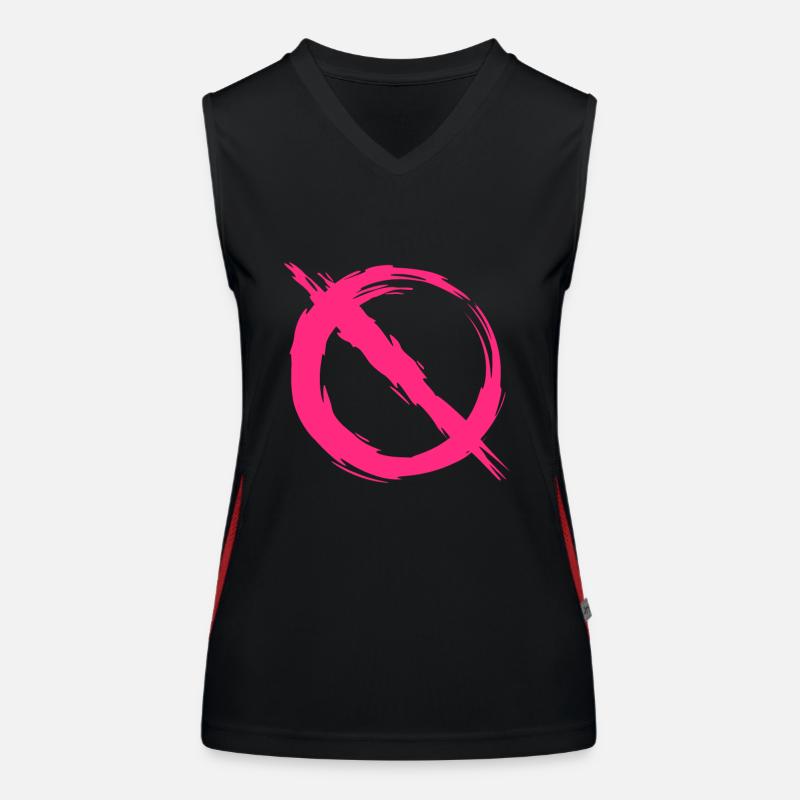 Interdiction interdite Débardeur respirant contrasté Femme