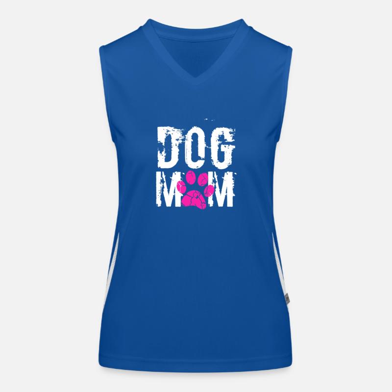 Hund Mama Funktionelles Kontrast-Tank Top für Frauen