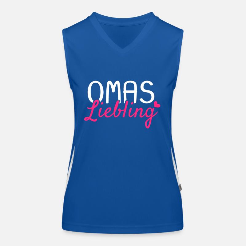Omas Liebling Funktionelles Kontrast-Tank Top für Frauen