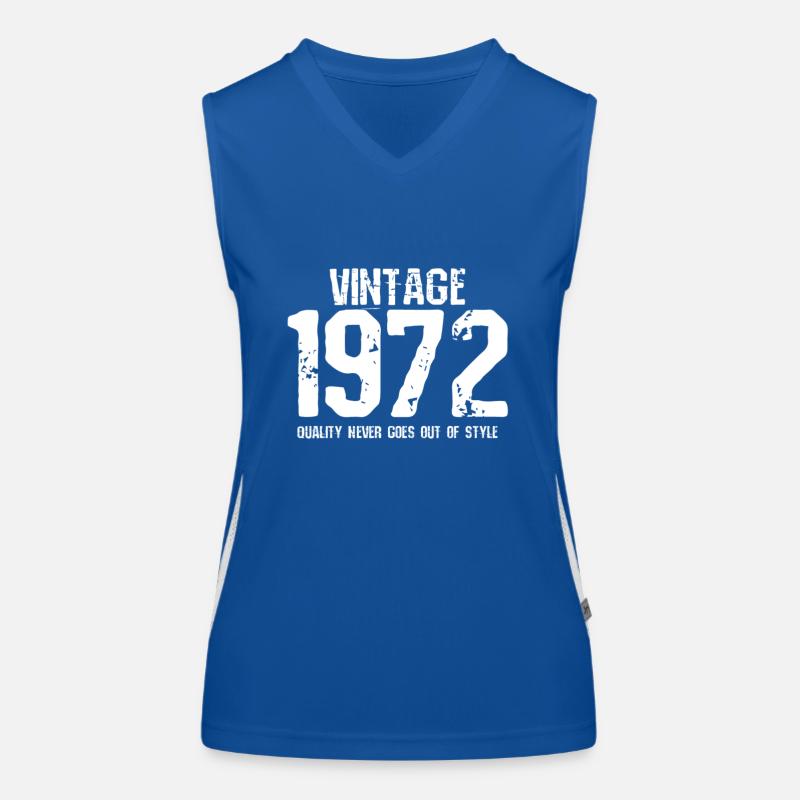 1972 Débardeur respirant contrasté Femme