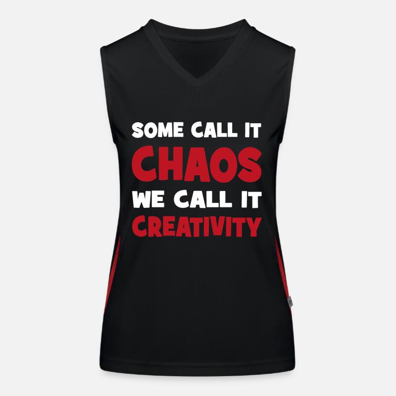 creative Women's Functional Contrast Tank Top