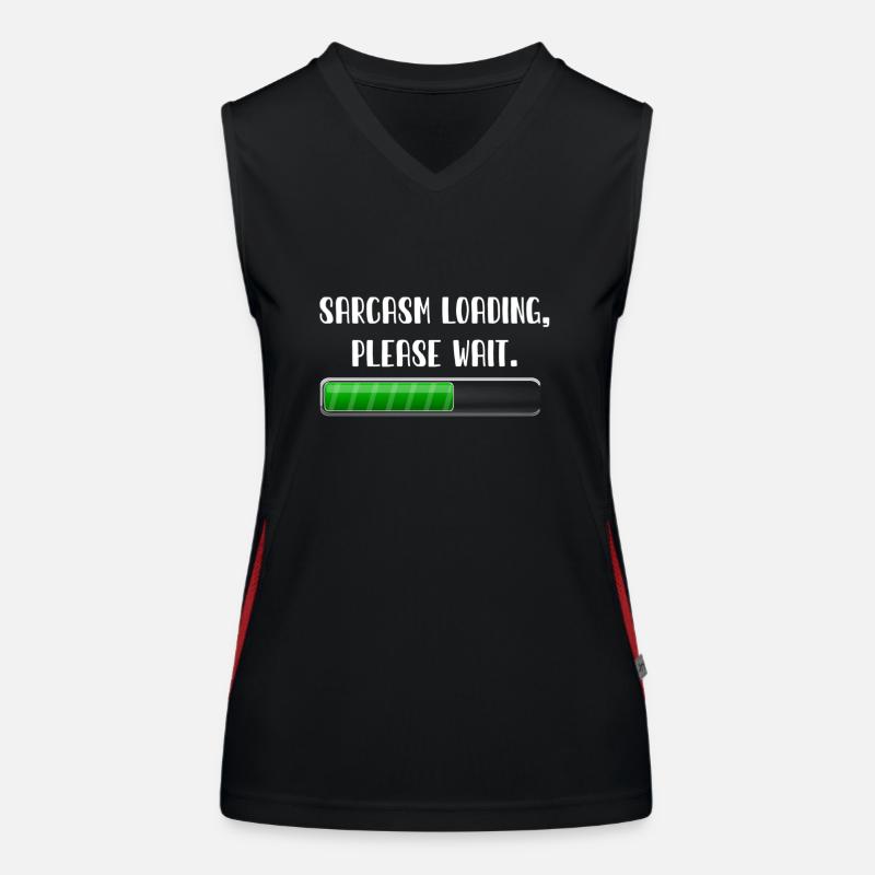 Sarcasm Women's Functional Contrast Tank Top