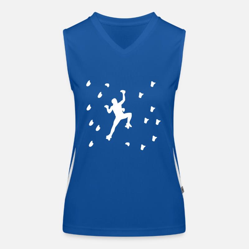 Kletterer Bouldern Klettern Bouldering Funktionelles Kontrast-Tank Top für Frauen
