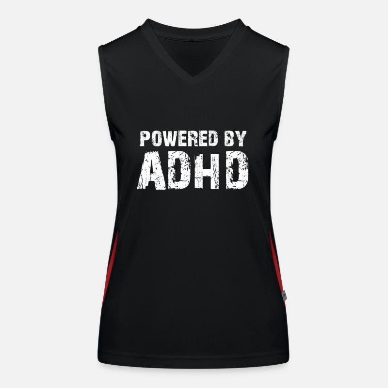 ADHS Funktionelles Kontrast-Tank Top für Frauen