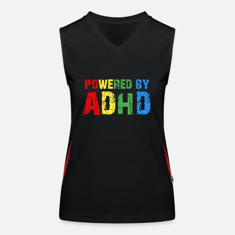 ADHS Funktionelles Kontrast-Tank Top für Frauen