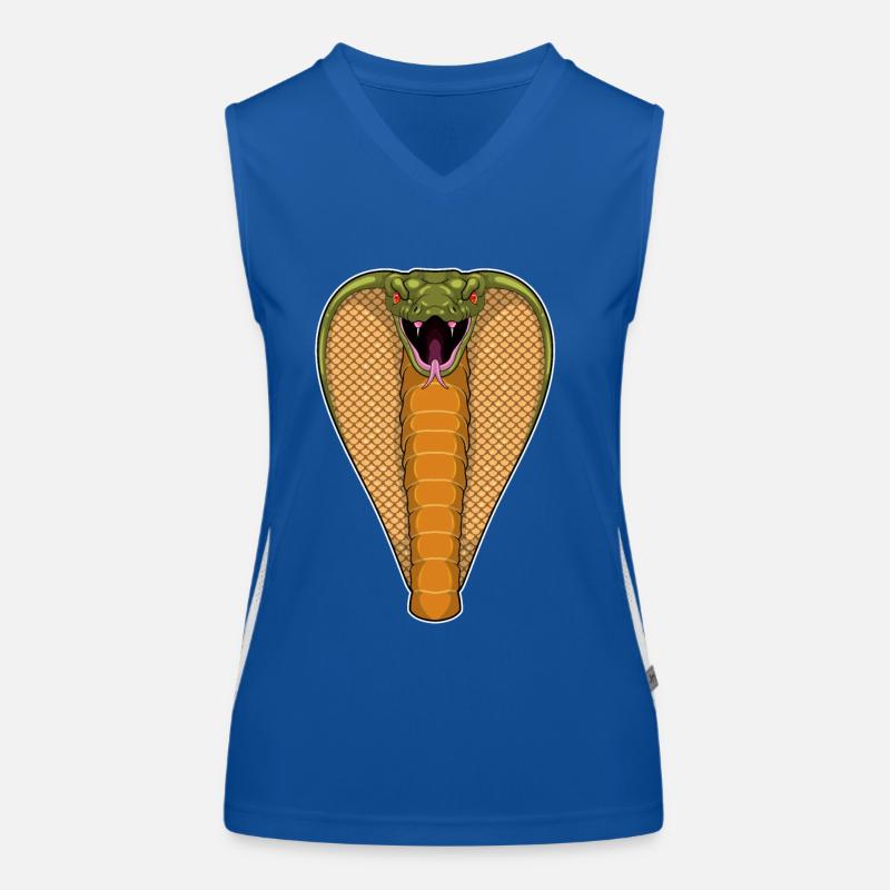 Serpent Cobra Débardeur respirant contrasté Femme