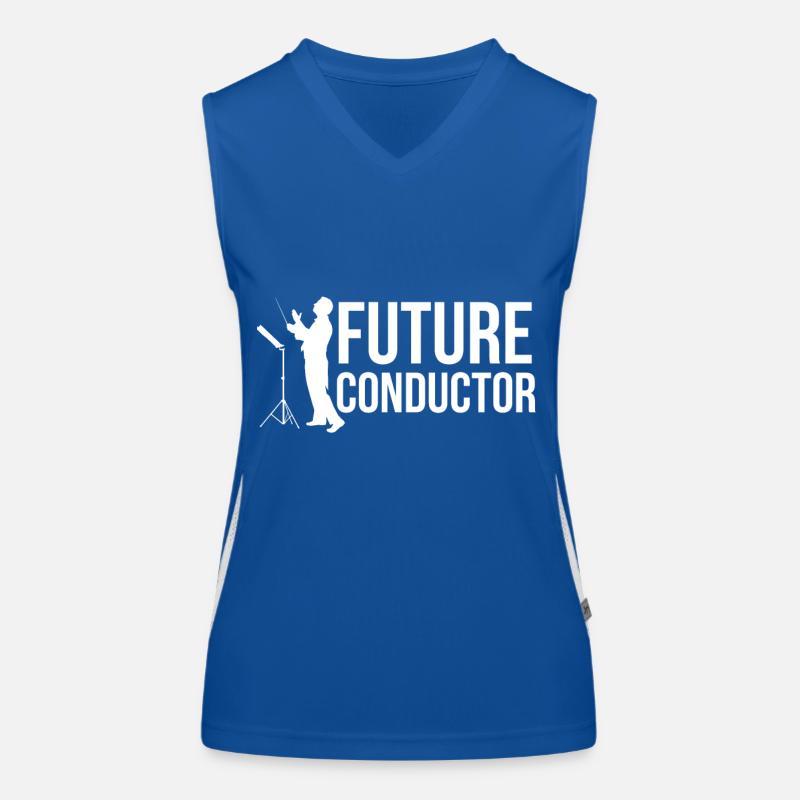 Zukünftiger Dirigent beim Dirigieren Funktionelles Kontrast-Tank Top für Frauen