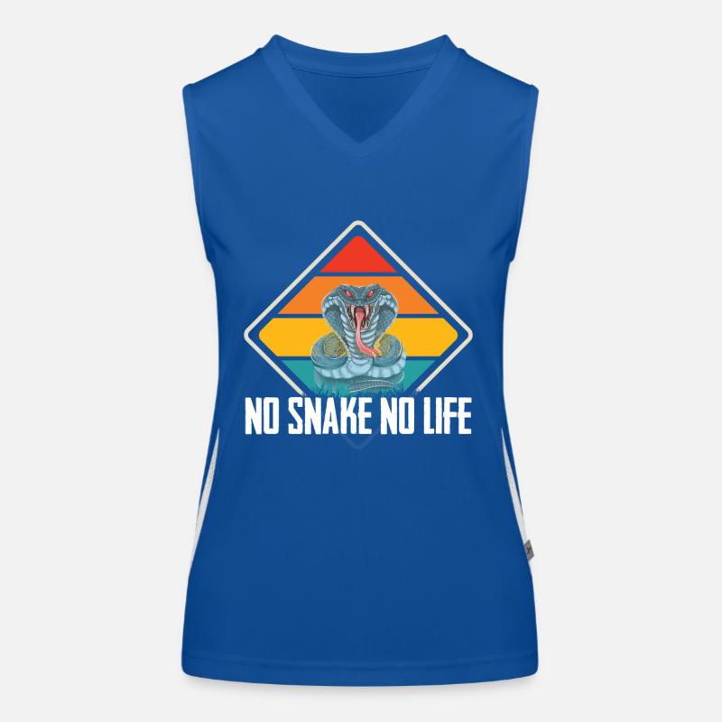 Snake Boa Constrictor Cobra Zoo Women's Functional Contrast Tank Top