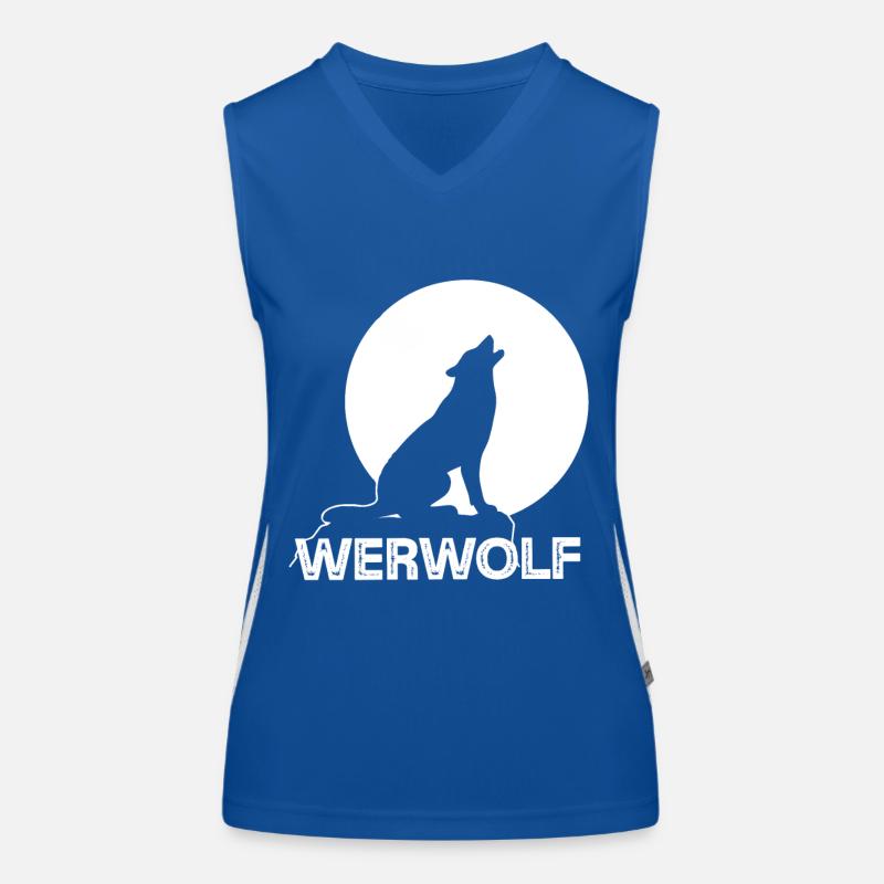 Werewolf Full Moon Wolf Wolf Pack Women's Functional Contrast Tank Top