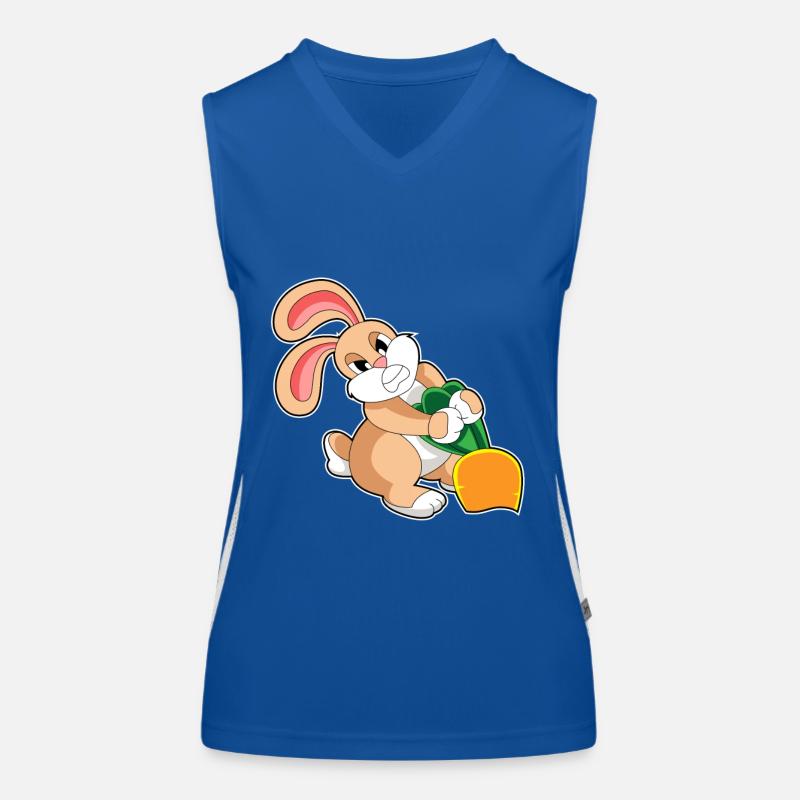 Lapin à la carotte Débardeur respirant contrasté Femme