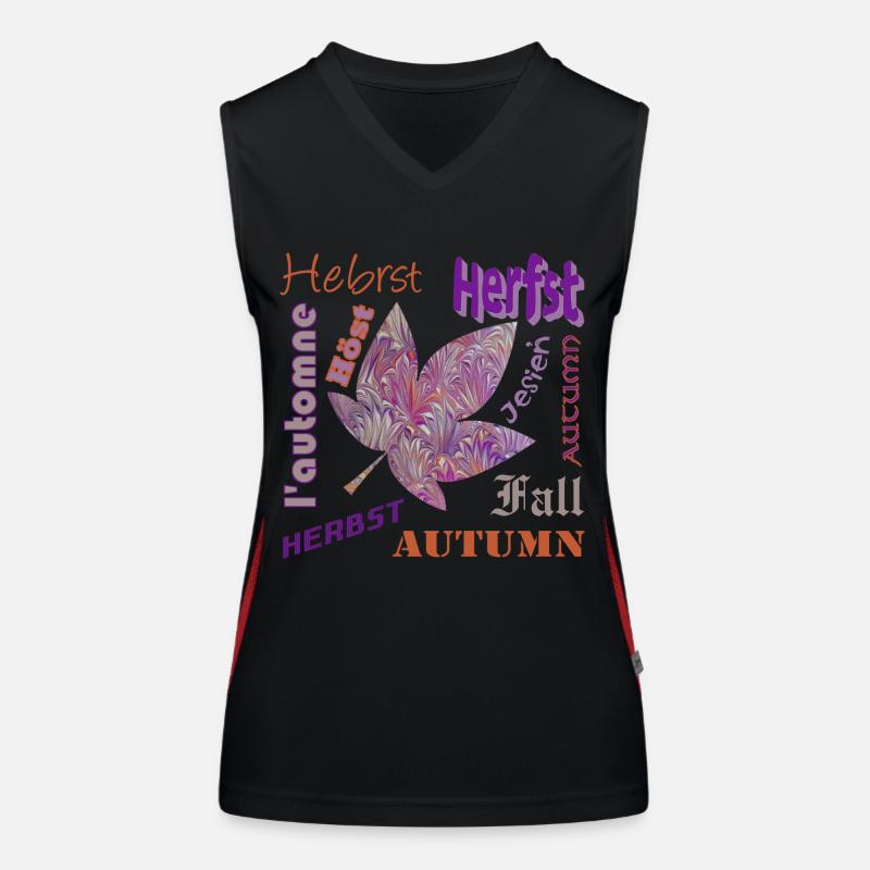 herbst schrift e 236 Débardeur respirant contrasté Femme