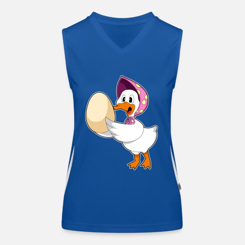 Oeuf de canard Débardeur respirant contrasté Femme