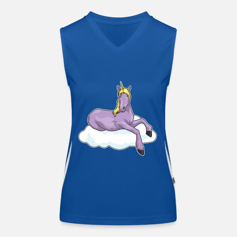 Nuage Licorne Débardeur respirant contrasté Femme