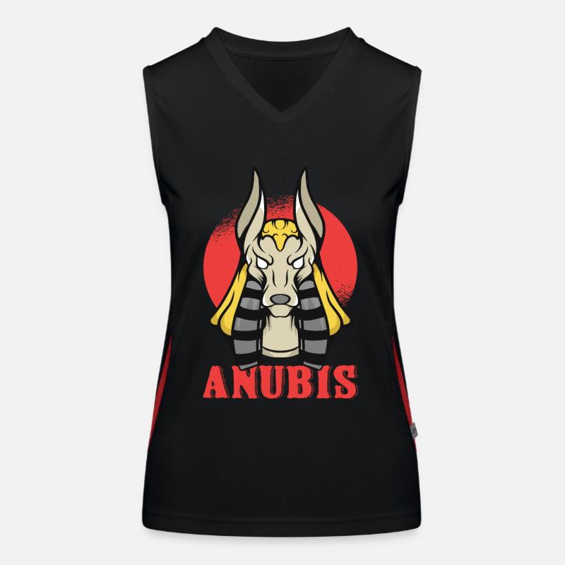 Anubis Mignon Egyptologue Pyramides Egypte Sou Débardeur respirant contrasté Femme