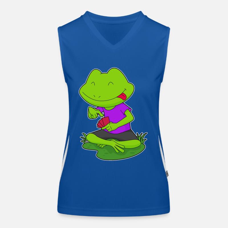 Frosch Poker Poker Cards Women's Functional Contrast Tank Top