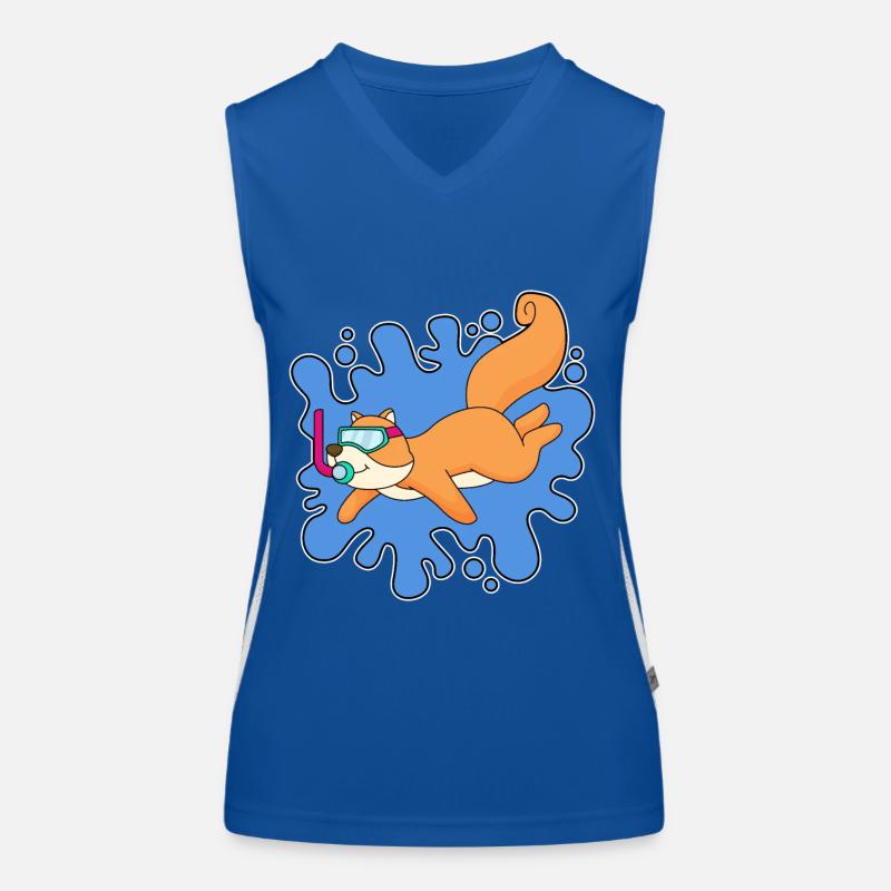 Squirrel Diver Snorkel Débardeur respirant contrasté Femme