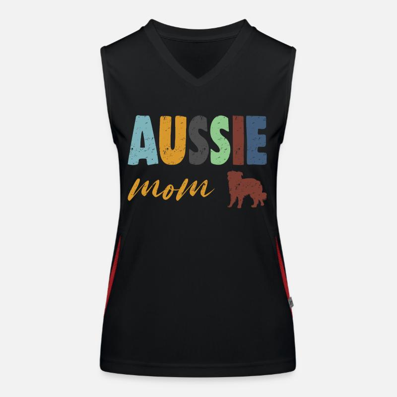 Aussie Mom Funktionelles Kontrast-Tank Top für Frauen