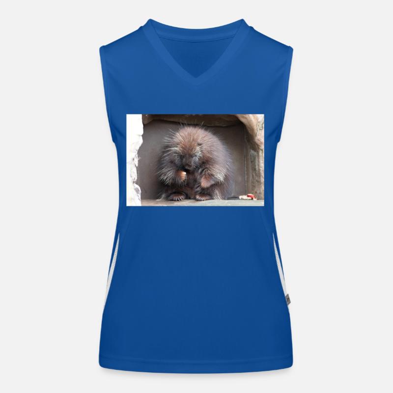 Tree-spined New World porcupines Erethizontidae Women's Functional Contrast Tank Top