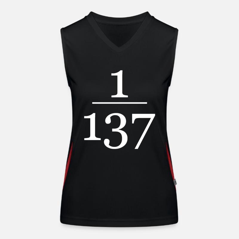 Physics of fine structure constants Women's Functional Contrast Tank Top
