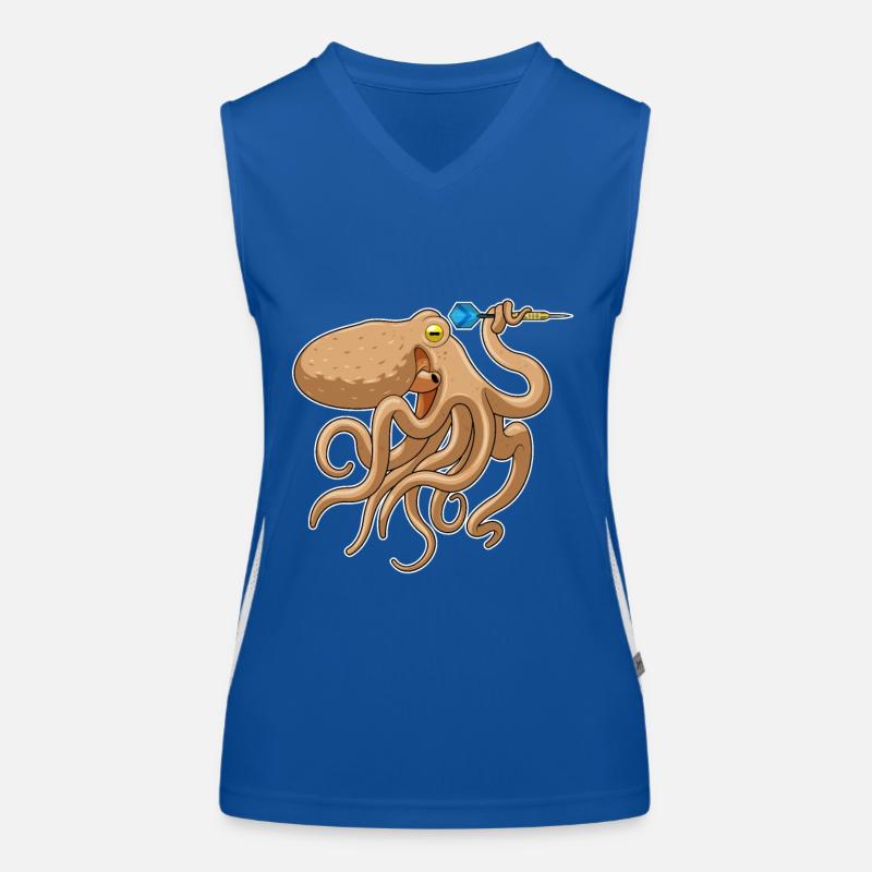 Octopus Dart Dart Débardeur respirant contrasté Femme