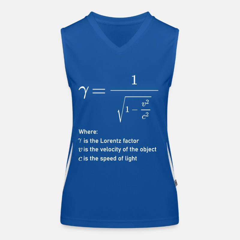 Lorentz Factor of Special Relativity Mathematical Funktionelles Kontrast-Tank Top für Frauen