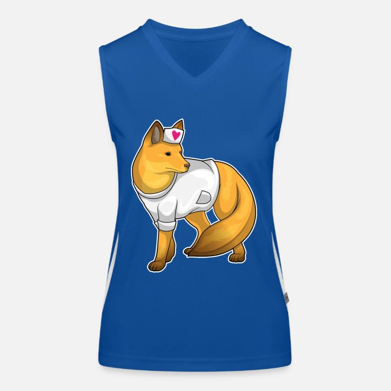 Fuchs Nurse Heart Débardeur respirant contrasté Femme