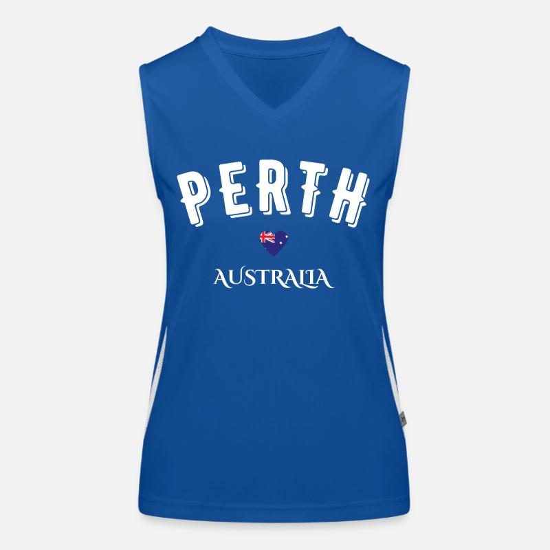 Perth Australien Funktionelles Kontrast-Tank Top für Frauen