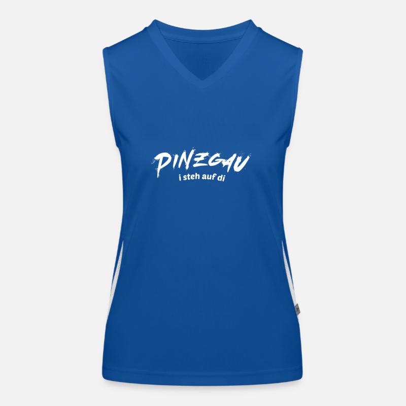 Pinzgau. Dohoam is dohoam. Schönes Salzburger Land Funktionelles Kontrast-Tank Top für Frauen
