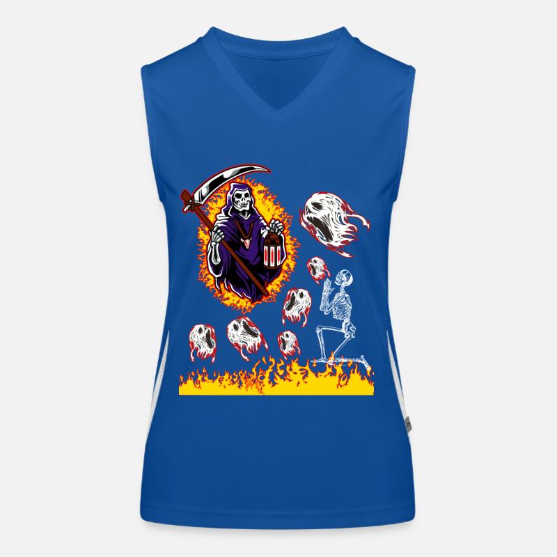 Mäher Funktionelles Kontrast-Tank Top für Frauen