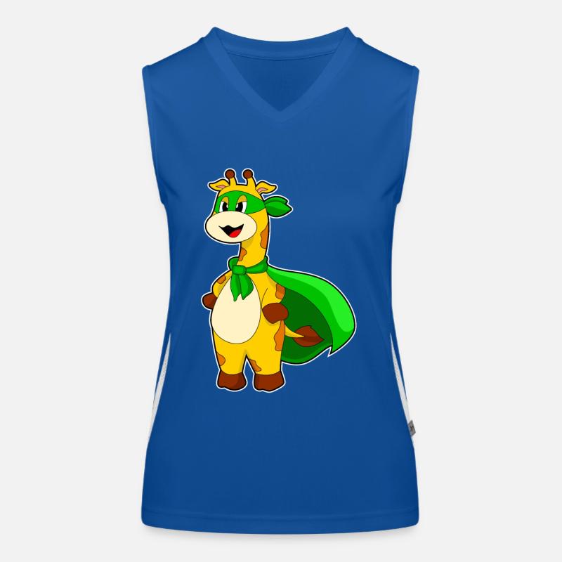 Costume de héros girafe Débardeur respirant contrasté Femme