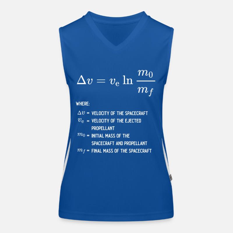Rocket Equation Physics Rocket Science Physicist Funktionelles Kontrast-Tank Top für Frauen