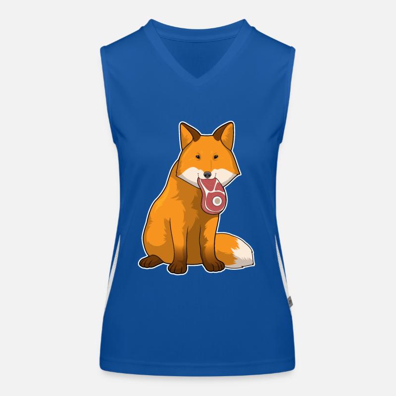 Fuchs Fleisch Funktionelles Kontrast-Tank Top für Frauen